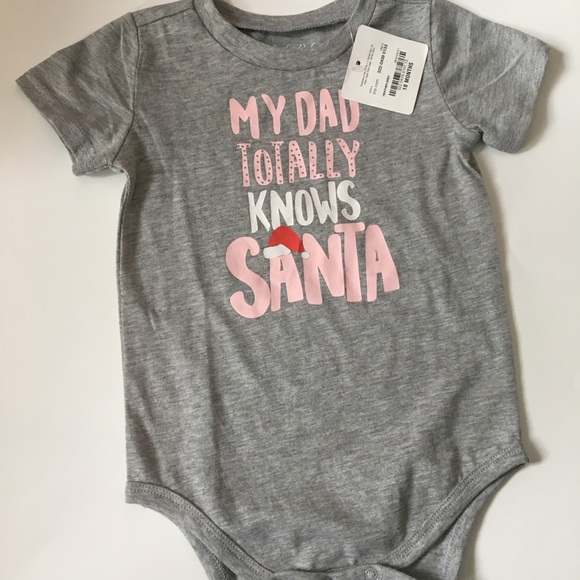 jcpenney Other - Girls 18 Month Santa Christmas Shirt NWT